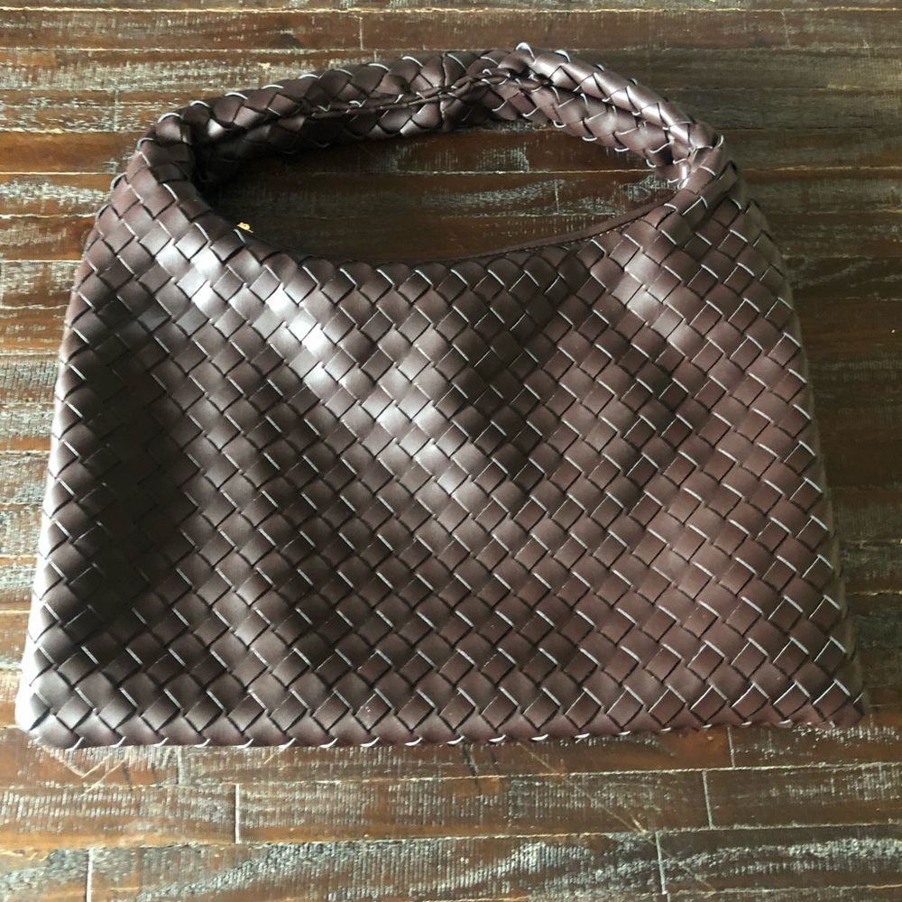 Urban Expressions vegan leather woven Handbag